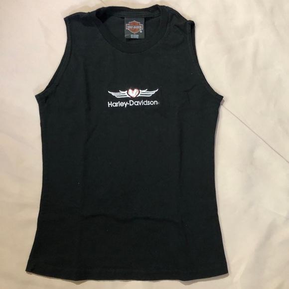 Harley Davidson Sleeveless Muscle T Shirt - Picture 1 of 5